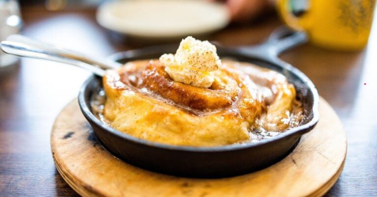 butter in cast iron skillet