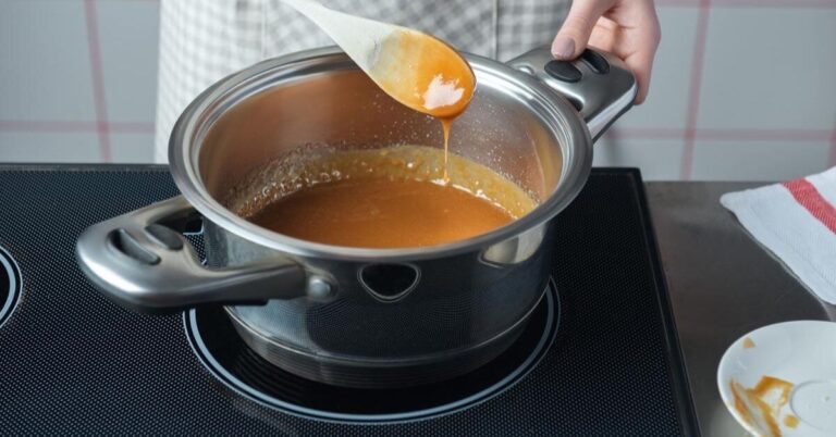 Making Caramel on Induction