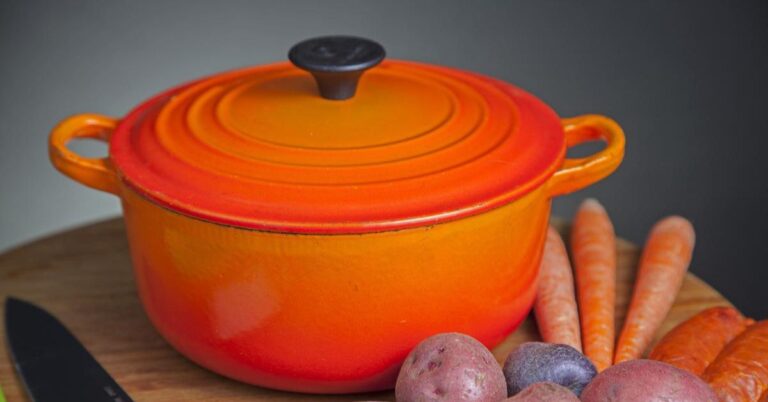 Cooking with Enamel Dutch Oven