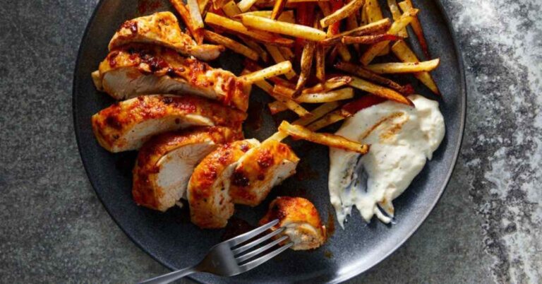 Rosemary Paprika Chicken And Fries: A Mouthwatering Delight